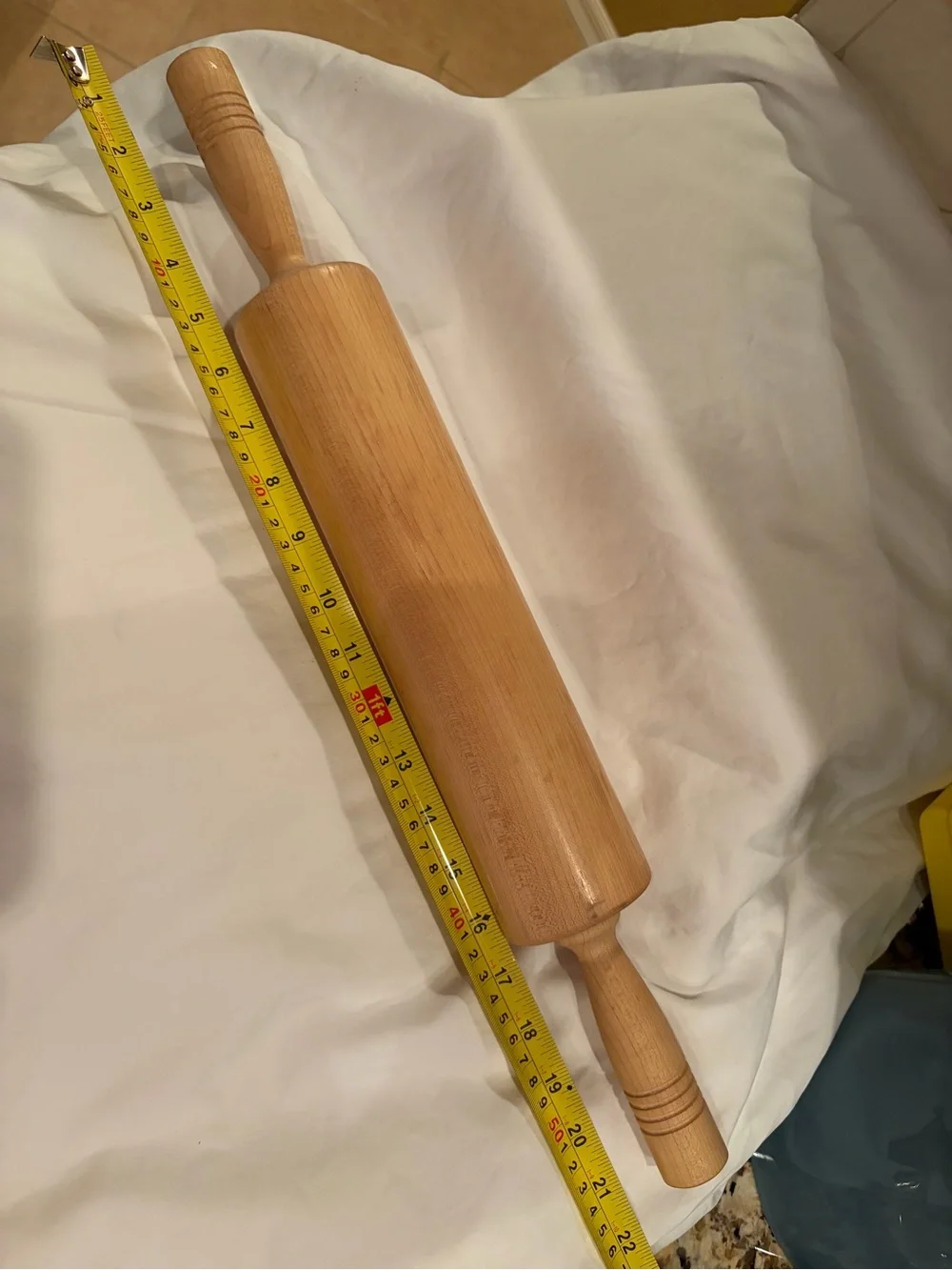 HTF Vic Firth Barrel Rolling Pin Solid maple Wood Roller
